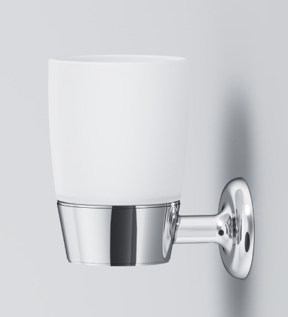 Стеклянный стакан с настенным держателем Am.Pm Like A8034300