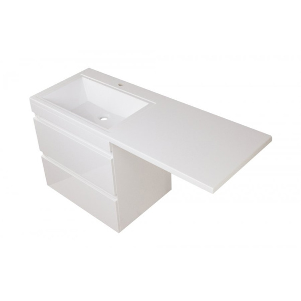 Тумба под стиральную машину напольная Style Line Даллас СС-00002304 белый