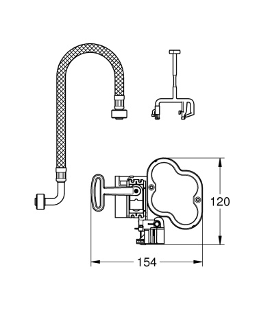 РАДИО-ЭЛЕКТРОНИКА для инсталляции Grohe 39141000