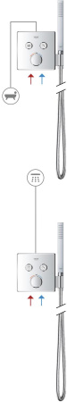 Термостат для ванны Grohe Grohtherm SmartControl 29120 000 (29120000)