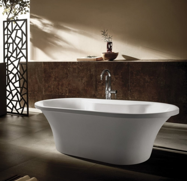 Акриловая овальная ванна Gemy G9228 (150x85)