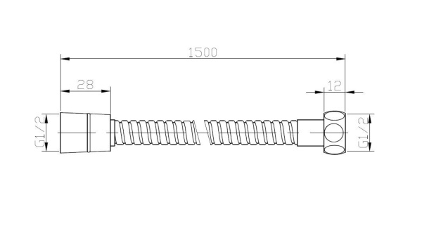 Шланг дла душа Bronze de Luxe 19 Шланг дла душа Bronze de Luxe 19