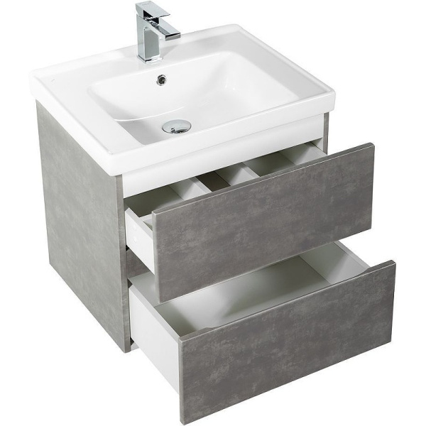 База под раковину напольная Art&max AM-Techno-600-2C-SO-FC305 АЙС Какао