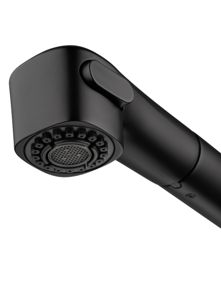 Смеситель для кухни с выдвижным изливом WONZON & WOGHAND, черный матовый WW-88439008A-MB Смеситель для кухни с выдвижным изливом WONZON & WOGHAND, черный матовый WW-88439008A-MB