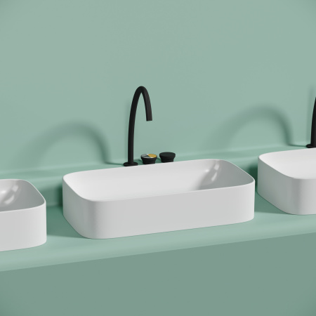 Раковина накладная (70,5х38) Ceramica Nova ELEMENT CN6054MW матовая