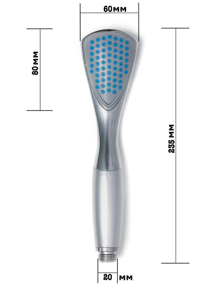 Лейка для душа ПСМ треугольная 60мм PSM-1056B Лейка для душа ПСМ треугольная 60мм PSM-1056B