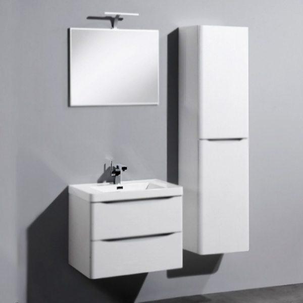 База под раковину подвесная BelBagno ANCONA-N-600-2C-SO-BL Bianco Lucido