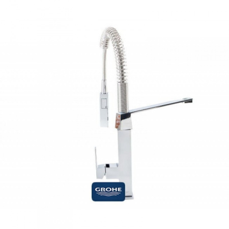 Смеситель для кухни GROHE EuroCube 31395 DC0 (31395DC0) суперсталь