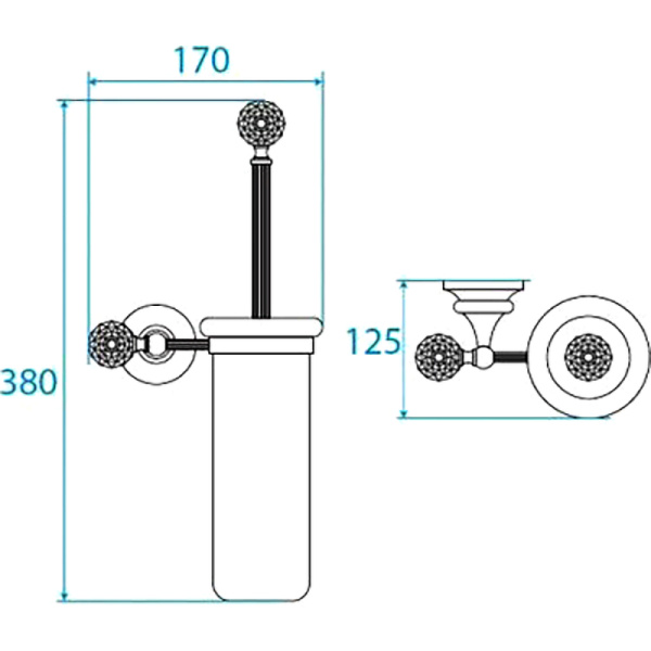 Ершик Cezares Olimp OLIMP-TB-02-Sw Ершик Cezares Olimp OLIMP-TB-02-Sw
