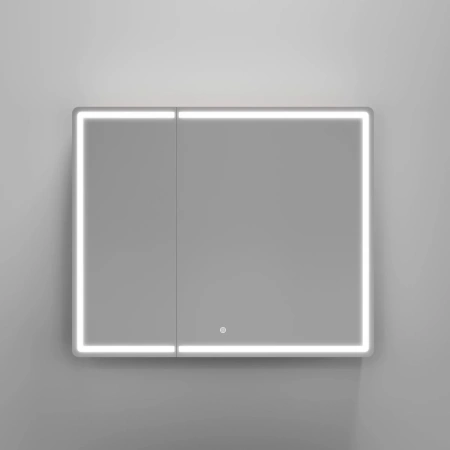 Зеркало-шкаф с подсветкой (89х74) Sancos Mirror MI90EG