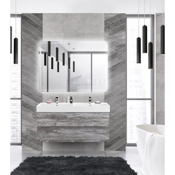 Тумба под раковину Cezares MOLVENO 46-120-2C-SO-2-LG Legno Grigio