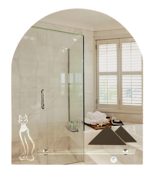 Зеркало (53,5x68) Continent Пирамида В129