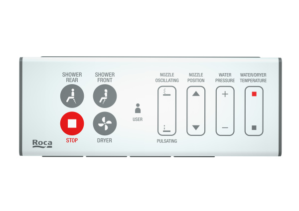 Электронная крышка-биде Roca Multiclean Premium Soft 804008001 Электронная крышка-биде Roca Multiclean Premium Soft 804008001