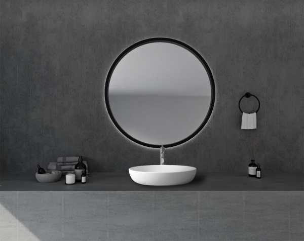 Раковина накладная ABBER Stein AS2619 белая матовая