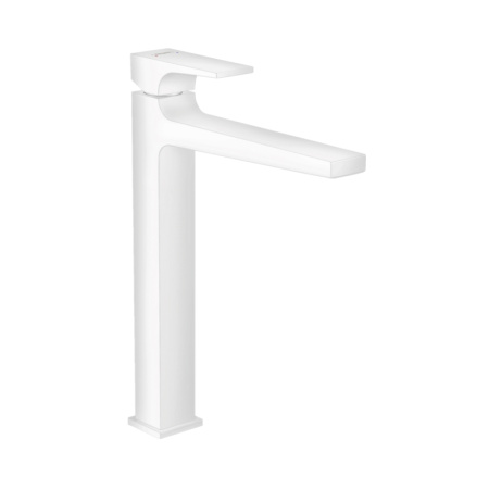 Смеситель для раковины с донным клапаном Push-Open Hansgrohe Metropol 32512700 белый матовый