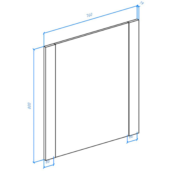 Зеркало (76х80) Bellezza Лоренцо 4619113020476