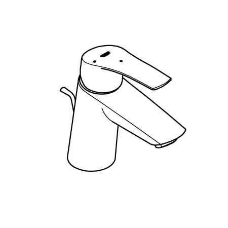 Смеситель для раковины с донным клапаном Grohe Eurosmart 23969 003 (23969003) хром