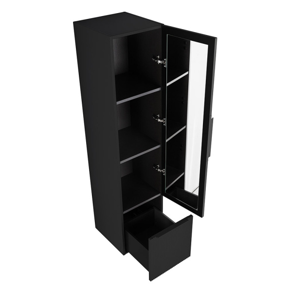 Пенал подвесной Cezares Premium  55507 Plisse Nero opaco