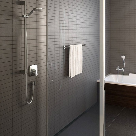 Подключение для душевого шланга Hansgrohe Fixfit E 27454000 хром