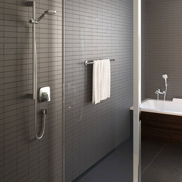 Подключение для душевого шланга Hansgrohe Fixfit E 27454000 хром