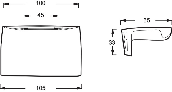 Комплект ручек для ванны Jacob Delafon Repos E75110-CP