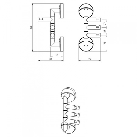 Крючок Novaservis Metalia 11 0181.0