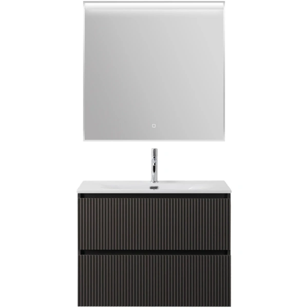 Тумба под раковину 70 BelBagno Uno UNO-MINI-700-2C-SO-GSO темно-серый матовый, без раковины