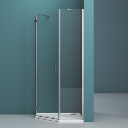 Душевой уголок (90х90) BelBagno KRAFT-P-1-90-C-Cr-L
