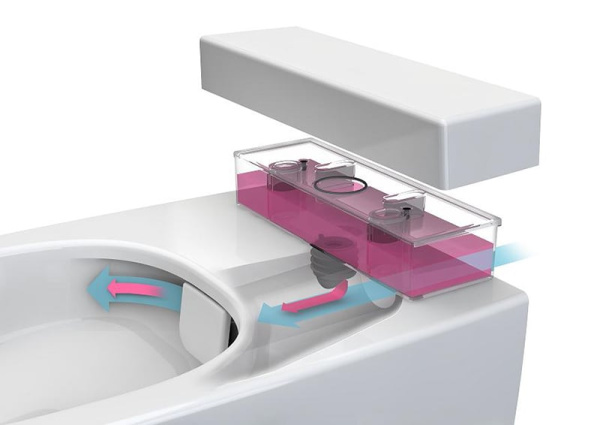 Унитаз подвесной безободковый Vitra D-Light 5911B003-1086