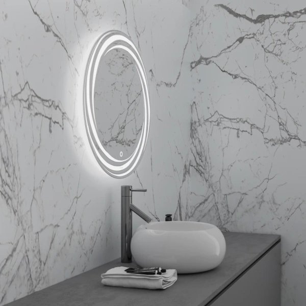 Зеркало (80х80) Grossman Arma 158080 с сенсорным выключателем