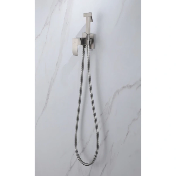 Смеситель ABBER Wasserfall AF8625SP с гигиеническим душем, сатин