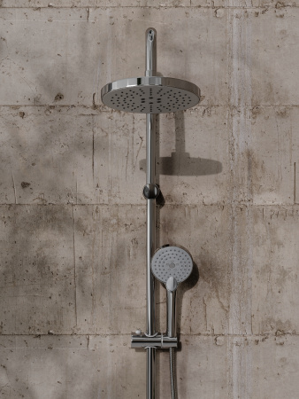 Душевая система с полимерным смесителем для ванны OneLife P07-822cr хром