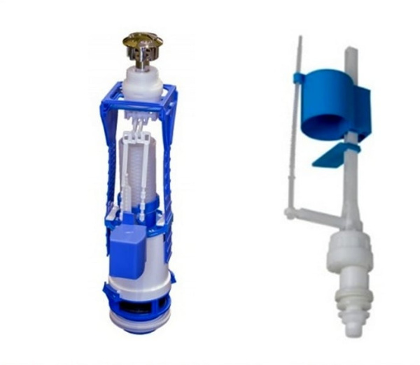 Механизм смыва Wienkel  E404+E103 с наливным механизмом для верхней подачи 1/2