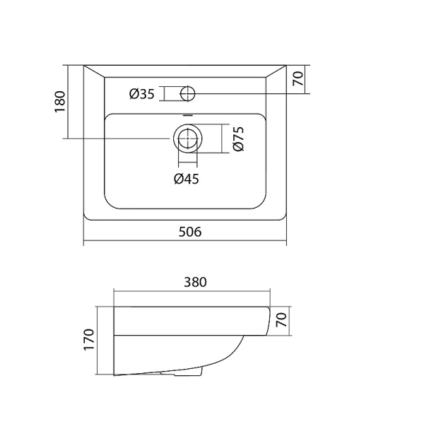 Тумба с раковиной Акватон Йорк 1A1709K2YOAY0