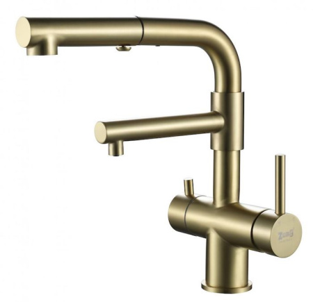 Смеситель для кухни (под фильтр) ZORG SZR-3216 BRONZE