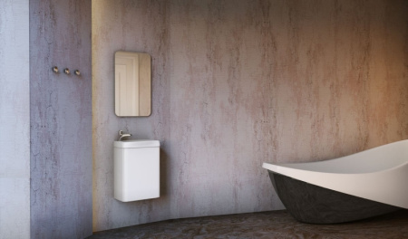 Зеркало RAVAL Bionica 40 белое BIO.02.40/W