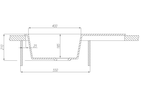 Кухонная мойка Aquaton Паола 1A714032PA210 графит