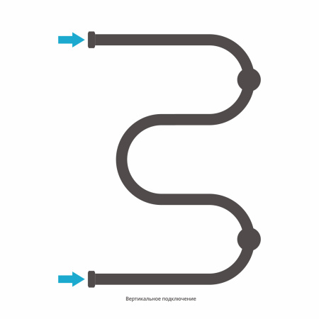 Полотенцесушитель водяной М-образный (60х40) Сунержа 00-0007-6040