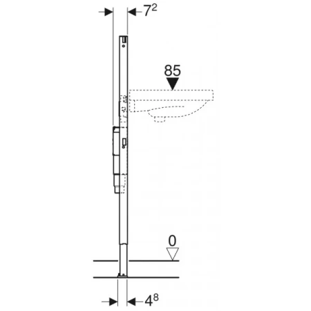 Инсталляция для раковины Geberit Duofix 111.556.00.1