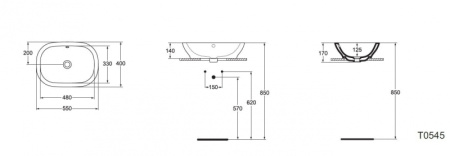 Раковина Ideal Standard Active T054501
