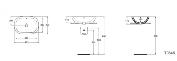 Раковина Ideal Standard Active T054501