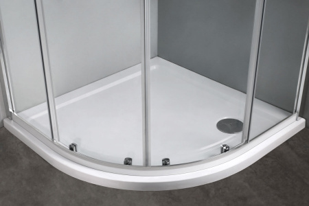 Душевой уголок Vincea  Scala VSQ-2SC100CL (100х100) хром, стекло прозрачное
