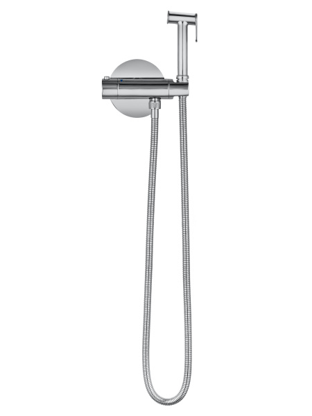 Смеситель с гигиеническим душем и термостатом встраиваемый WONZON & WOGHAND, хром WW-88819902-CR