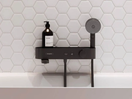  Термостат для ванны Hansgrohe ShowerTablet Select 24340670, черный матовый