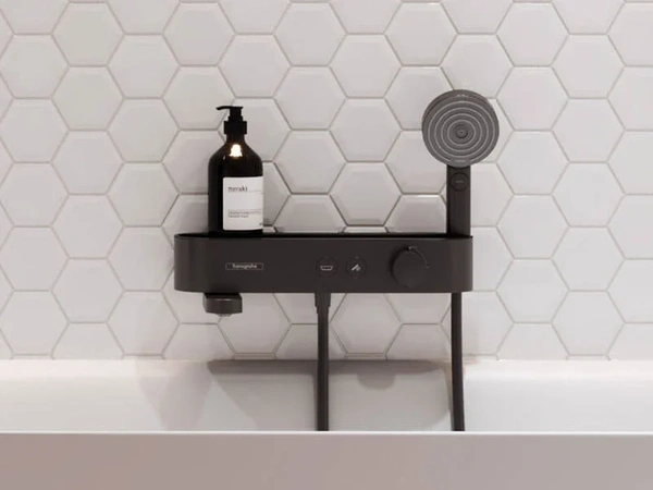  Термостат для ванны Hansgrohe ShowerTablet Select 24340670, черный матовый