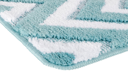 Коврик для ванной Fixsen River  голубой 50х80 см.  FX-5004С