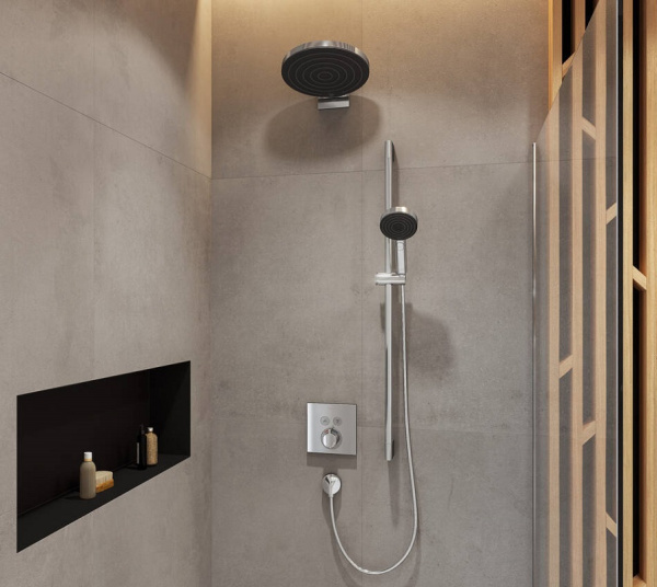 Верхний душ Hansgrohe Pulsify 260 1jet EcoSmart 24141000, хром Верхний душ Hansgrohe Pulsify 260 1jet EcoSmart 24141000, хром