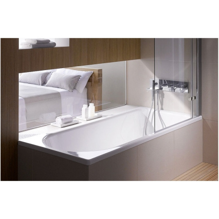 Ванна стальная (180x80) Bette Comodo 1251-000 PLUS с шумоизоляцией и антигрязевым покрытием