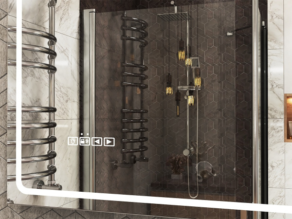 Зеркало с подсветкой (100x70) Vigo Eva Media L Eva Media L 1000