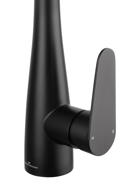 Смеситель для кухни с выдвижным изливом WONZON & WOGHAND, черный матовый WW-121E201B-MB Смеситель для кухни с выдвижным изливом WONZON & WOGHAND, черный матовый WW-121E201B-MB